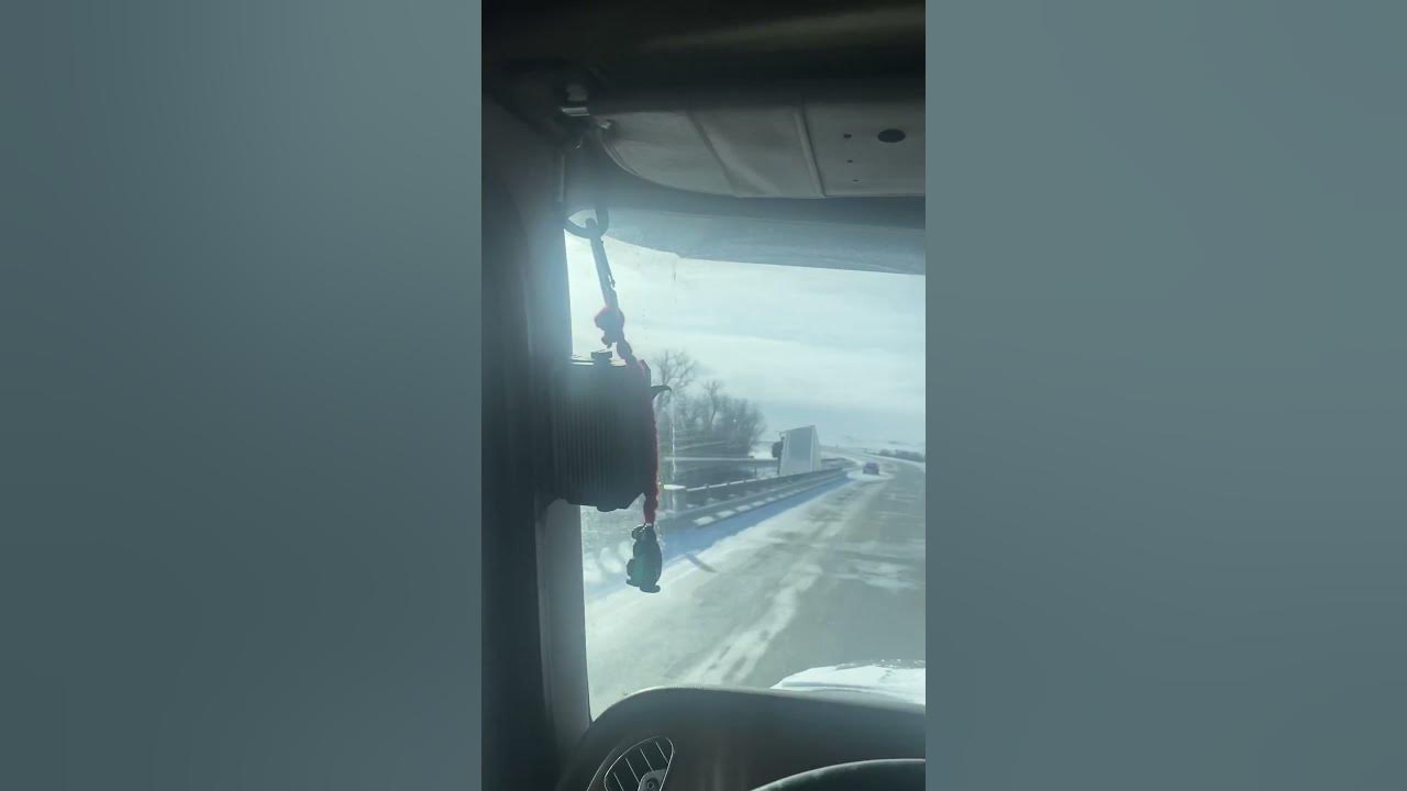 Truck over bridge on ice YouTube