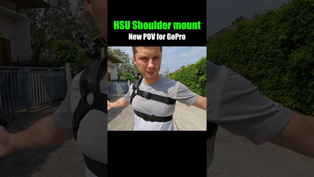 Shoulder POV Mount For GoPro
