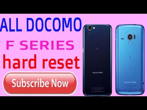 Docomo Sh 01f And All Docomo F Series Hard Reset