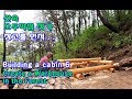 산속 혼자 집짓기 6  building a cabin 6