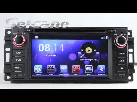 2009 2010 2011 Dodge Avenger Aftermarket Radio Sat Nav Stereo with Bluetooth WIFI RDS DVD 1080P