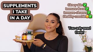 THE BEST SUPPLEMENTS FOR SOFT GLOWY SKIN + IMMUNE SYSTEM + HEALTHY HAIR AND NAILS. Must watch!! screenshot 2