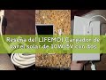 Reseña del LIFEMOI Cargador de panel solar de 10W/5V con dos conectores DC3.5x1.35 y USB-C, cable de