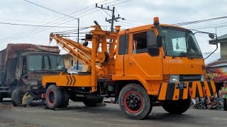 KECELAKAAN DI JALAN LINTAS TEBING - PERBAUNGAN | Serdang Bedagai - Mobil Derek TATA