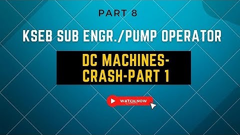 KSEB SUB ENGINEER|PUMP OPERATOR|Part 8