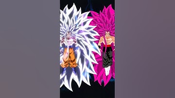 Who is Strongest Goku vs Goku black all forms to Infinity #goku #shorts