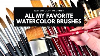 All About My Watercolor Paint Brushes – Laura Watson Art