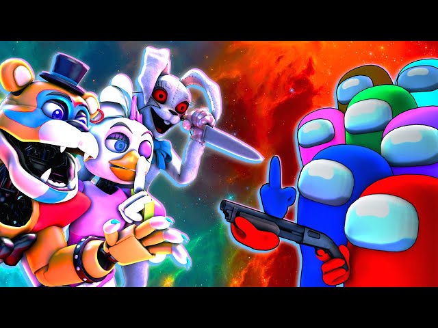 [SFM FNaF] Glamrock vs Among Us