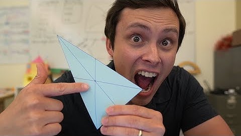 Balance any triangle perfectly! (How to find the centroid of a triangle)