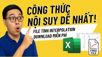 Miễn Phí File Excel Nội Suy Mớn Nước | Free Excel Draft Survey Interpolation | AI + Excel Tutorial