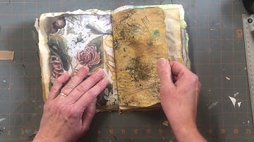 Grungy Junk Journal Flip Through #grungy. #junkjournalflipthrough