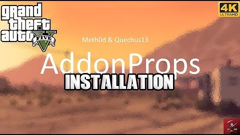 How To Install AddonProps in GTA 5 |  GTA 5 Mods