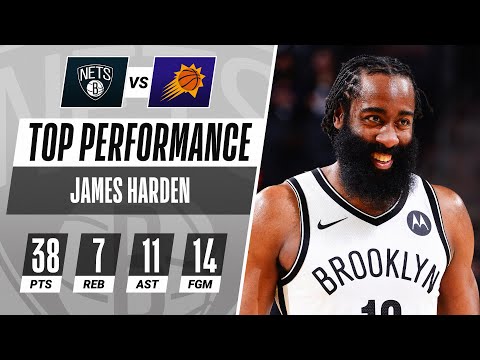 Harden's 38 PTS, 7 REB, 11 AST & Go-Ahead Three Helps The Nets Storm Back From 24 Down!