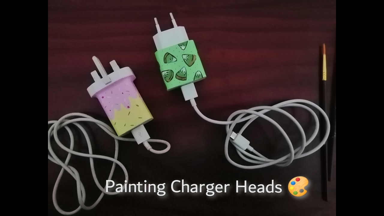Painting Charger Heads Customizing Chargers Acrylic Paints by