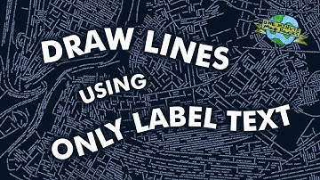 One Minute Map Hack: Draw Lines Using Only Label Text