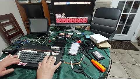 December 5, 2025 Testing HX21 with JMSXDOS2.ROM (IC3) using AT29C256 32K FLASH EPROM