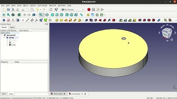 Polar array in FreeCAD part design workbench