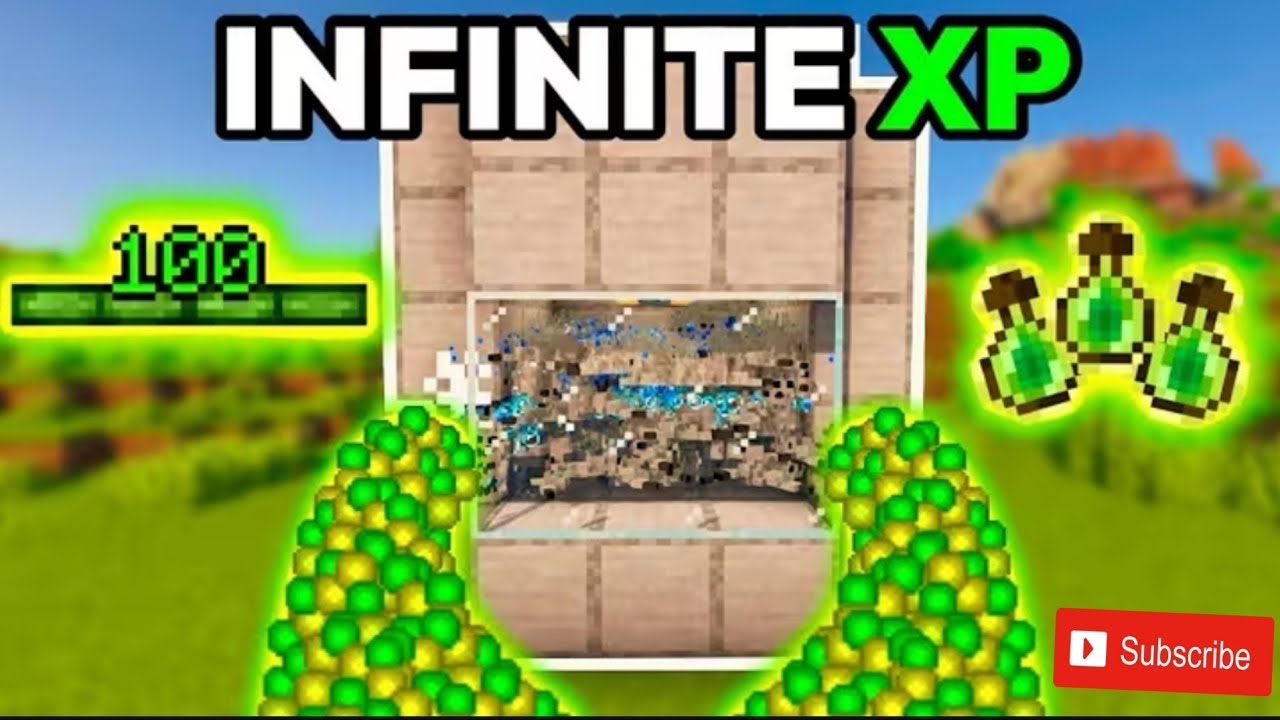 Making fastest xp farm in Minecraft PE & bedrock 1.21 | Infinite Xp ...