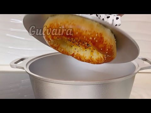 УЗБЕКСКИЕ ЛЕПЕШКИ! Лепешки в казане, как из тандыра!