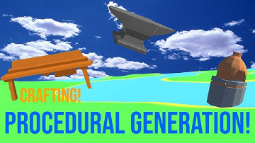 Adding Crafting, Random World Generation, and More to my Dream VR Game! || Devlog 1