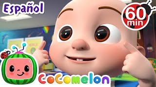 CoComelon en Español | Cabeza, hombros, rodillas y pies (escuela) | Canciones Infantiles y de Cuna