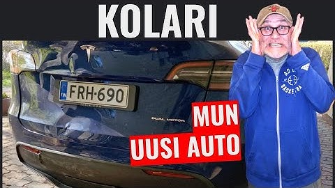 Mun uusi auto kolaroitu! Kaikki tallentui Teslan kameroille, vankka näyttö tapahtumien kulusta.