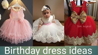 Birthday dress ideas for one year old baby girl. First birthday dresses ideas.