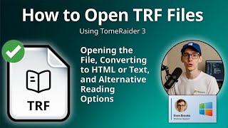 How to Open TRF Files (TomeRaider 3)