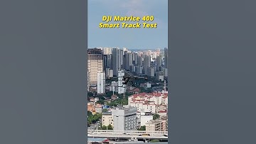 Smart track test on a moving vehicle 🚗 DJI Matrice 400