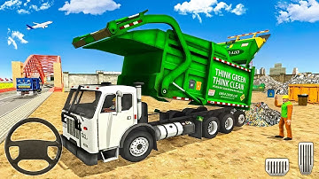Garbage Truck Driver 2020 - Dumpster Collecting Garbage from Streets #2 - Android Gameplay