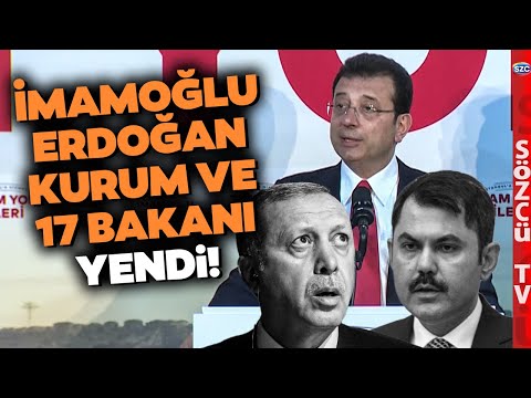 Bu da Ekrem İmamoğlu'nun Balkon Konuşması! Erdoğan ve Murat Kurum'u Farkla Yendi