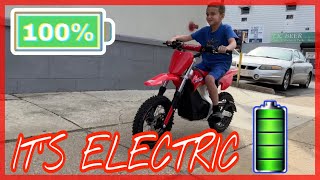 First Ever Electric Honda E2 Dirtbike