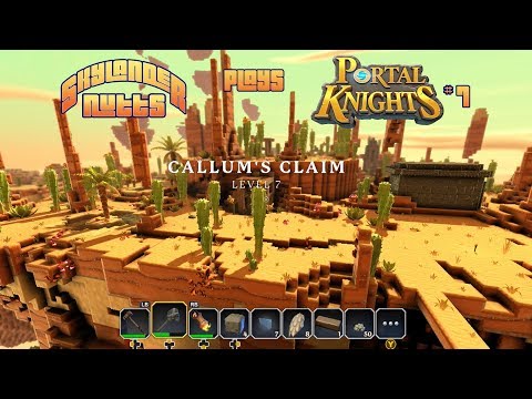 SkylanderNutts Plays Portal Knights - Part 7 - Callum's Claim and Rattling Bones Event