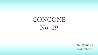 concone No.19 high voice