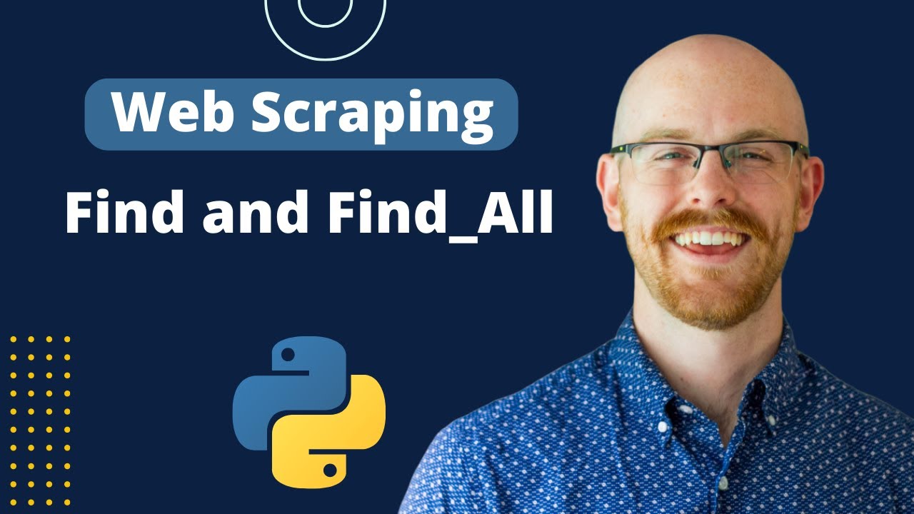 ⁣Find and Find_All | Web Scraping in Python