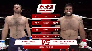 Исмаил Сагов vs Заур Гаджибабаев, M-1 Selection Online 1