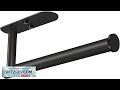 VAEHOLD Adhesive Paper Towel Holder Under Cabinet Wall Mount for Kitchen Paper