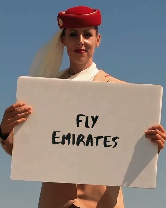Dubai - Emirates airlines- Burj Khalifa ad