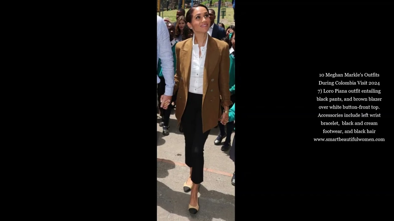 10 Meghan Markle's Outfits During Colombia Visit 2024