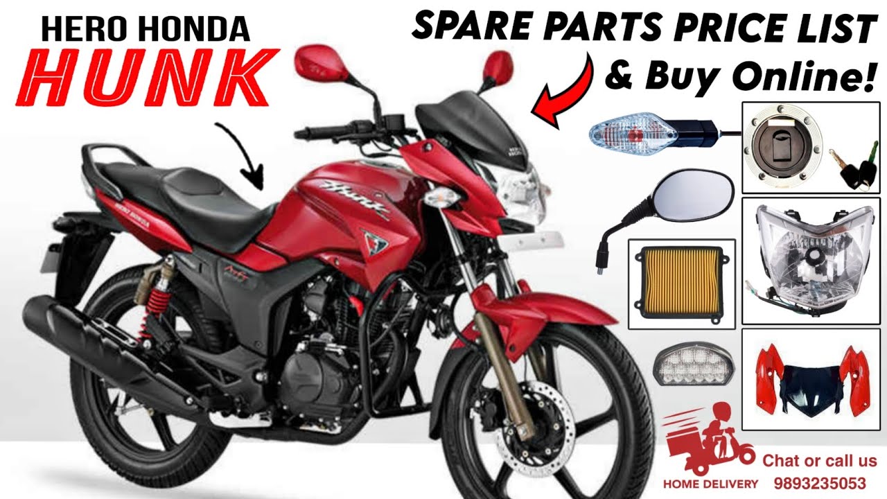 Hero Honda HUNK  Digital  - SPARE PARTS PRICES 2023! • Buy Online Spares ✓ 98932-35053 #spareparts