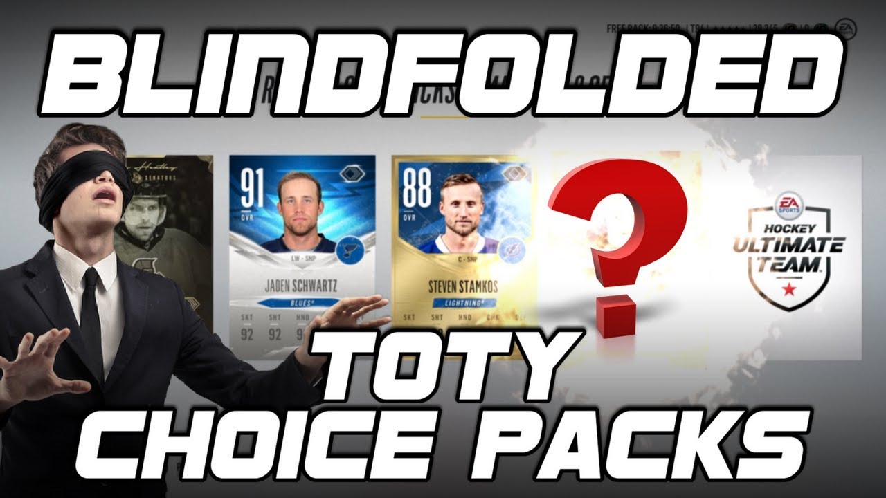 BLINDFOLDED TOTY CHOICE PACKS - NHL 18 Team Of The Year Pack Opening