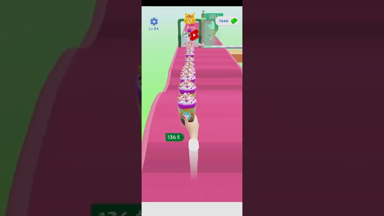 Coffee Stack game | All levels Gameplay part 38