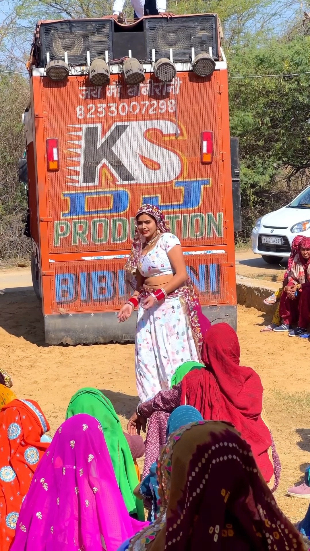 जयपुर वाला घूम घागरा बीकानेरी लहँगा #dance #meenu #trending #trendingshorts
