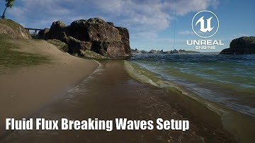 Unreal Engine 5 Fluid Flux Breaking Waves Initial Setup Tutorial