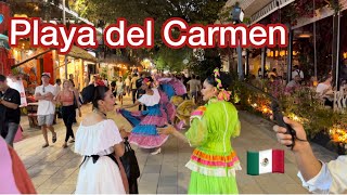 Playa del Carmen Mexico 🇲🇽 Walking Tour (4K 60fps) March 29, 2024