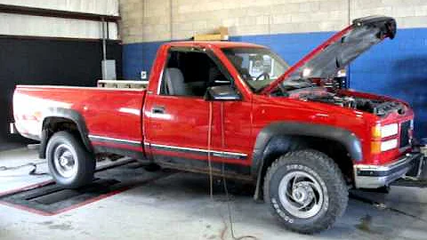 David Albrecht 98 GMC Dyno Run