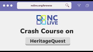 Crash Course on HeritageQuest