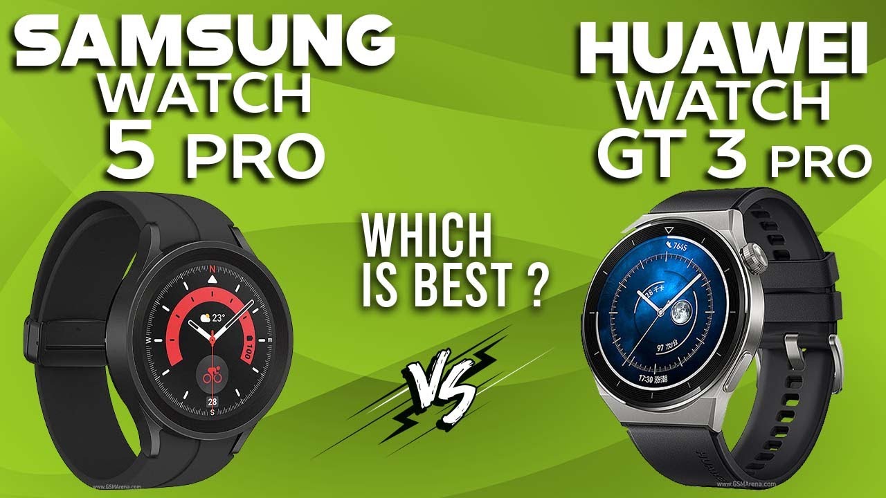 telegram Koncession Humanistisk Samsung Galaxy Watch 5 Pro vs Huawei Watch GT 3 Pro - YouTube