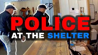 Police at the Shelter - Horse Shelter Heroes S4E36
