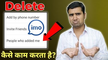 Imo New Feature | How to Work People who Added me Feature | What is Who Added Me | Technical Rabbani